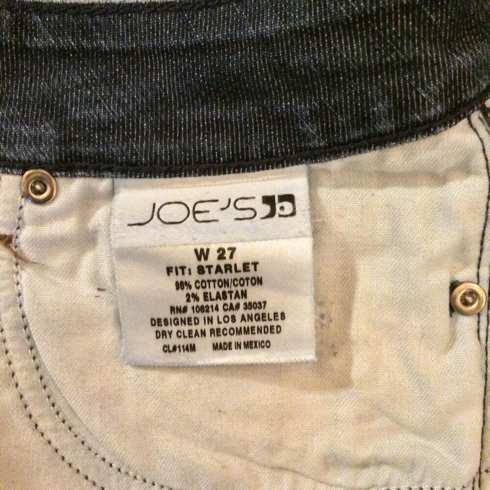 Joe’s starlet dark wash jeans 27 - Picture 9 of 10